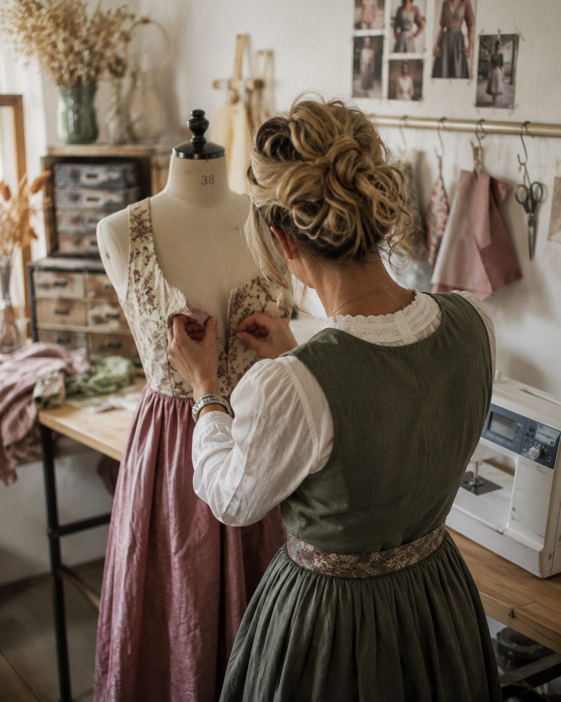Willkommen bei Dirndlgschichtn, ein Blog rund ums Dirndl selber nähen